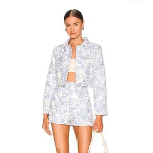 Amanda Uprichard Robbie Jacket pink